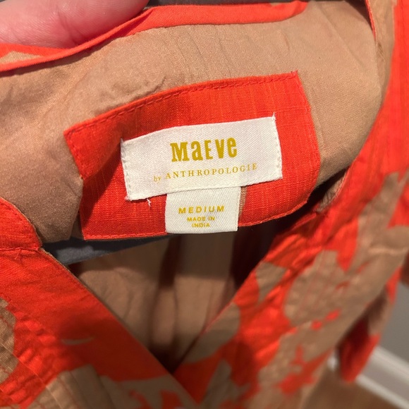 Anthropologie X Maeve Cassandra Maxi Dress In Pink Size XL - Picture 6 of 6